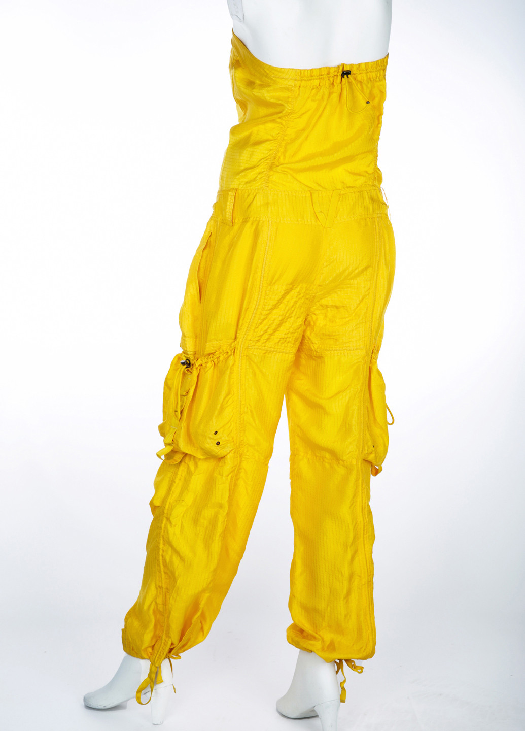 Комбінезон Ralph Lauren комбінезон-брюки однотонний жовтий кежуал поліестер