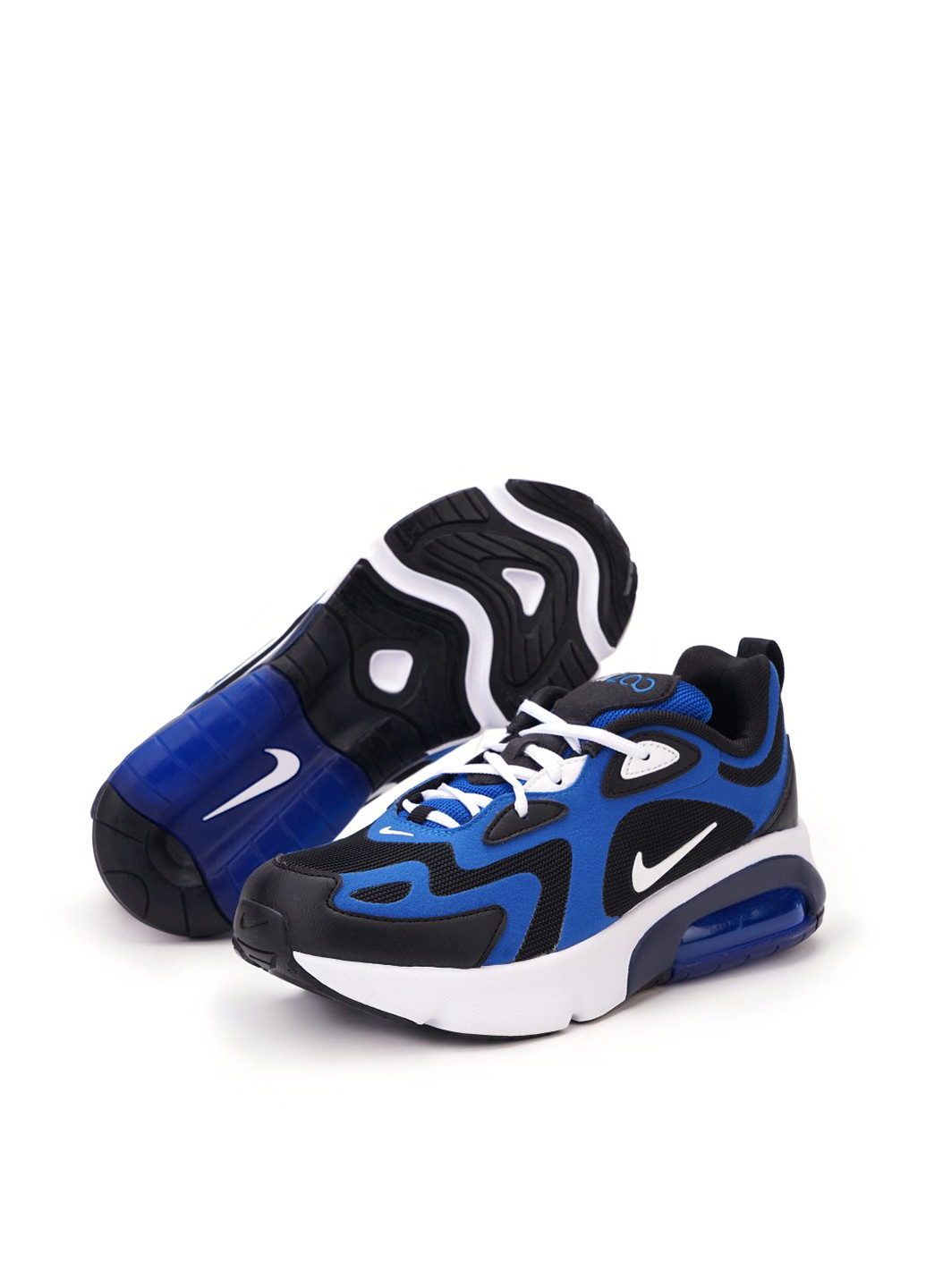 Синие всесезон кроссовки Nike Air Max 200 Bg