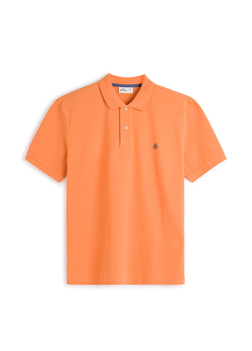 Оранжевая футболка-поло для мужчин Springfield однотонная