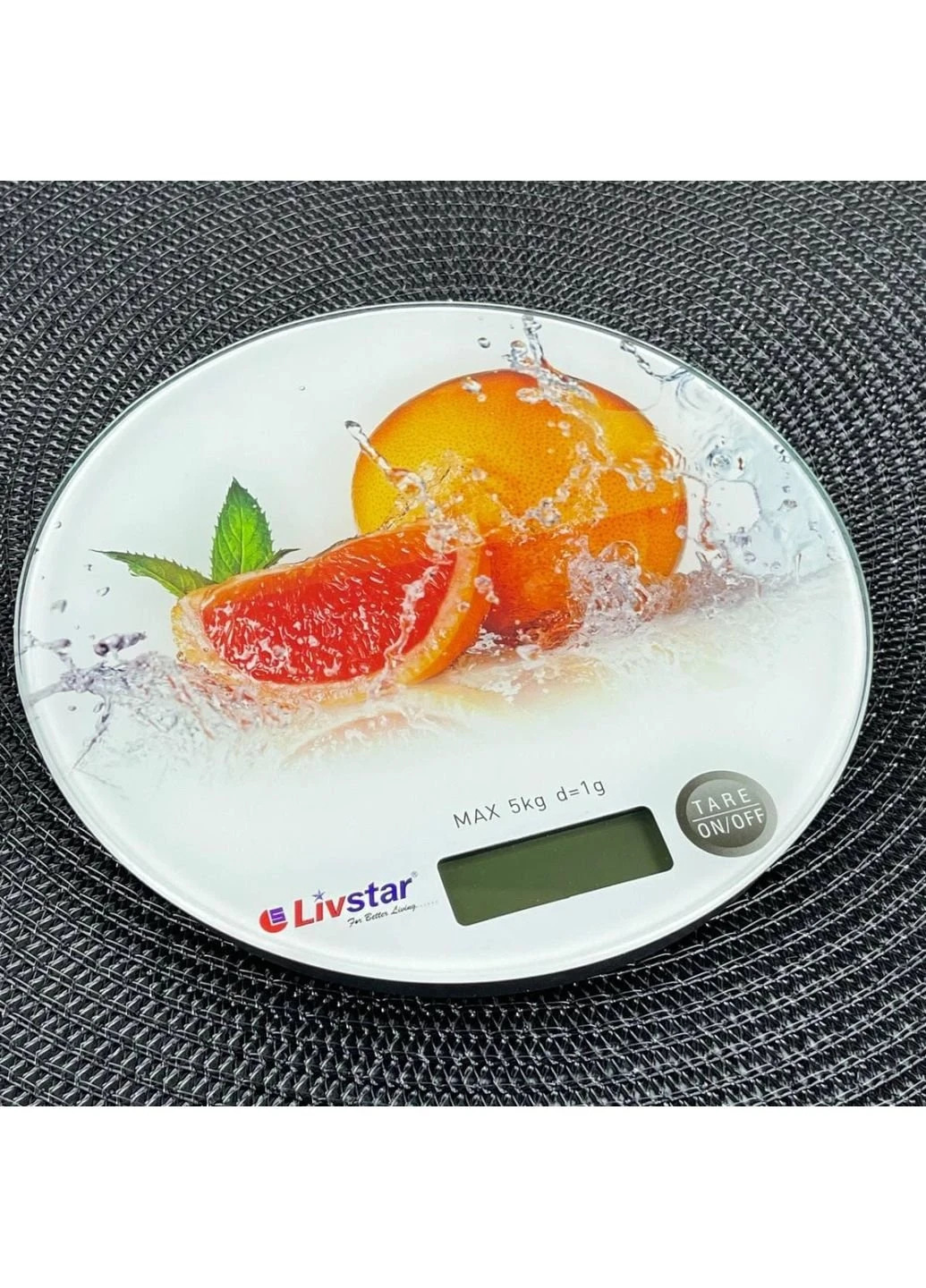Ваги кухонні Апельсин LSU-5008-Orange 5 кг Livstar (253614817)