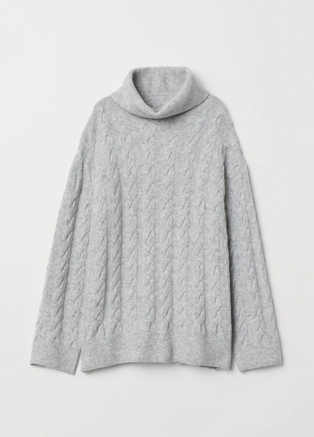 Серый демисезонный свитер H&M