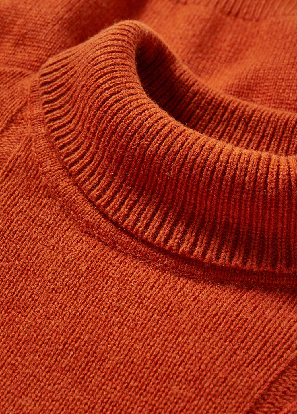 Терракотовый зимний свитер C&A