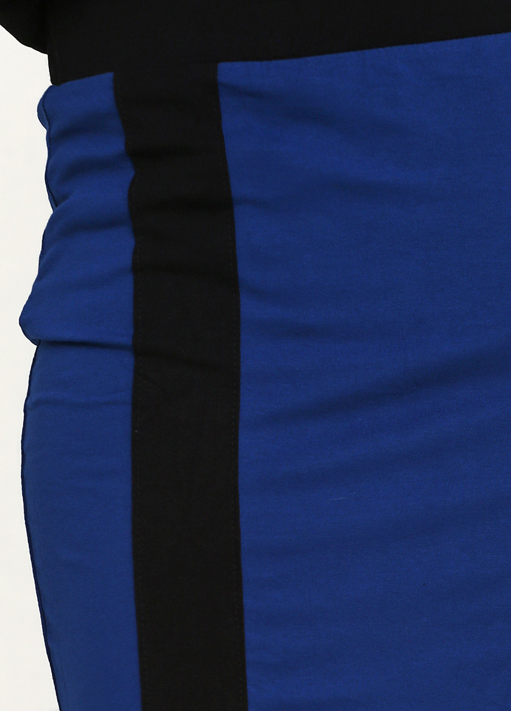Темно-синяя кэжуал однотонная юбка Even & Odd