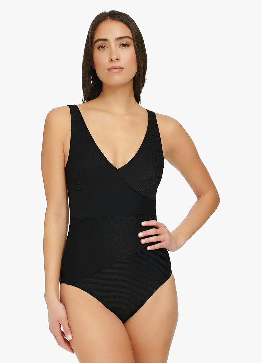 Чорний літній купальник суцільний Tommy Hilfiger