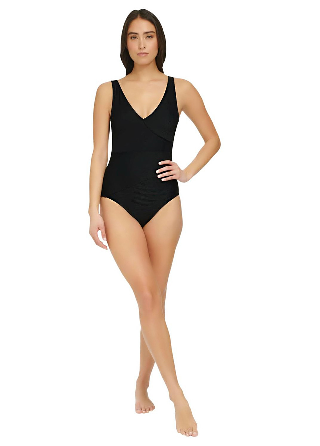 Чорний літній купальник суцільний Tommy Hilfiger