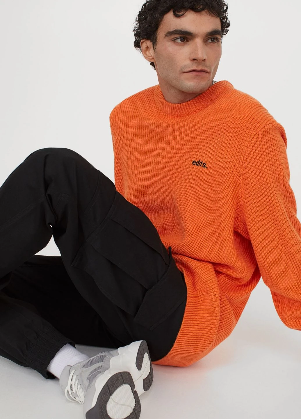 Черные летние брюки H&M