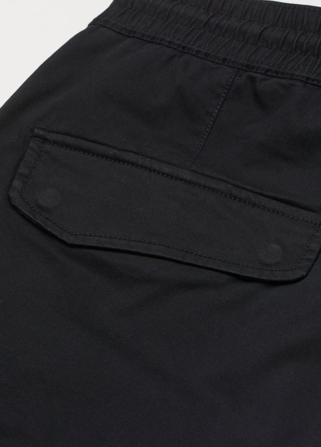 Черные летние брюки H&M