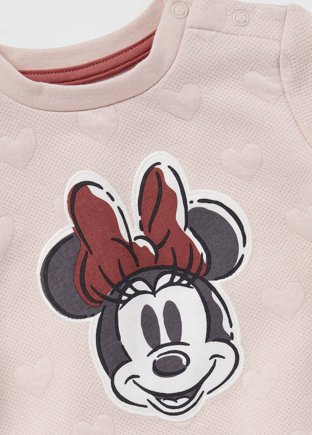 C&A світшот однотонний пудровий кежуал бавовна