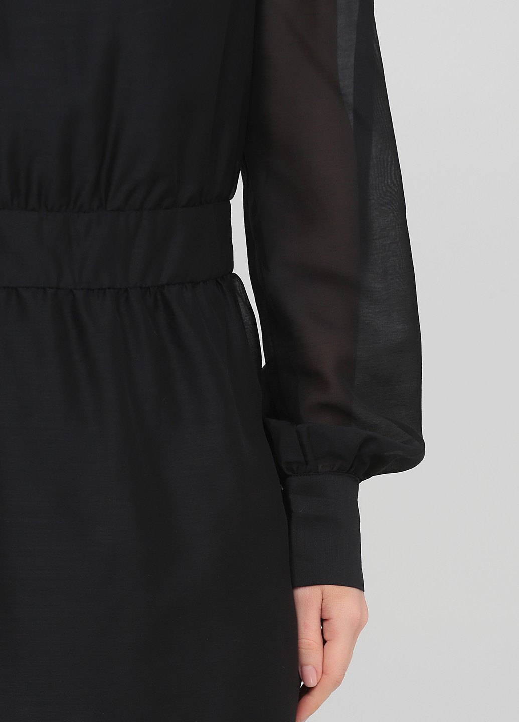 Черное кэжуал платье а-силуэт NA-KD однотонное