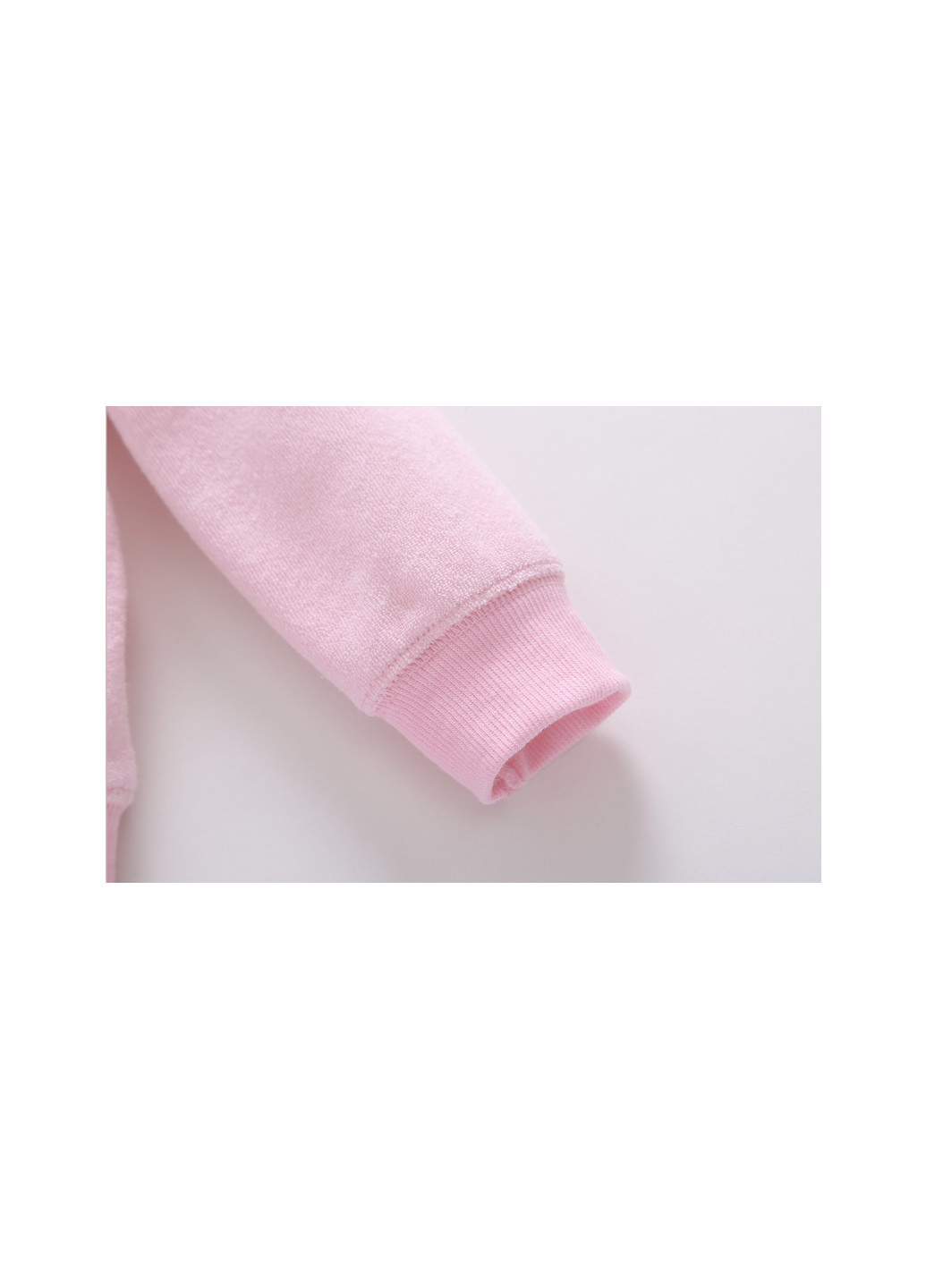 Рожевий демісезонний комплект для дівчинки велюровий 3 в 1 рожевий ведмедик Berni kids 46062