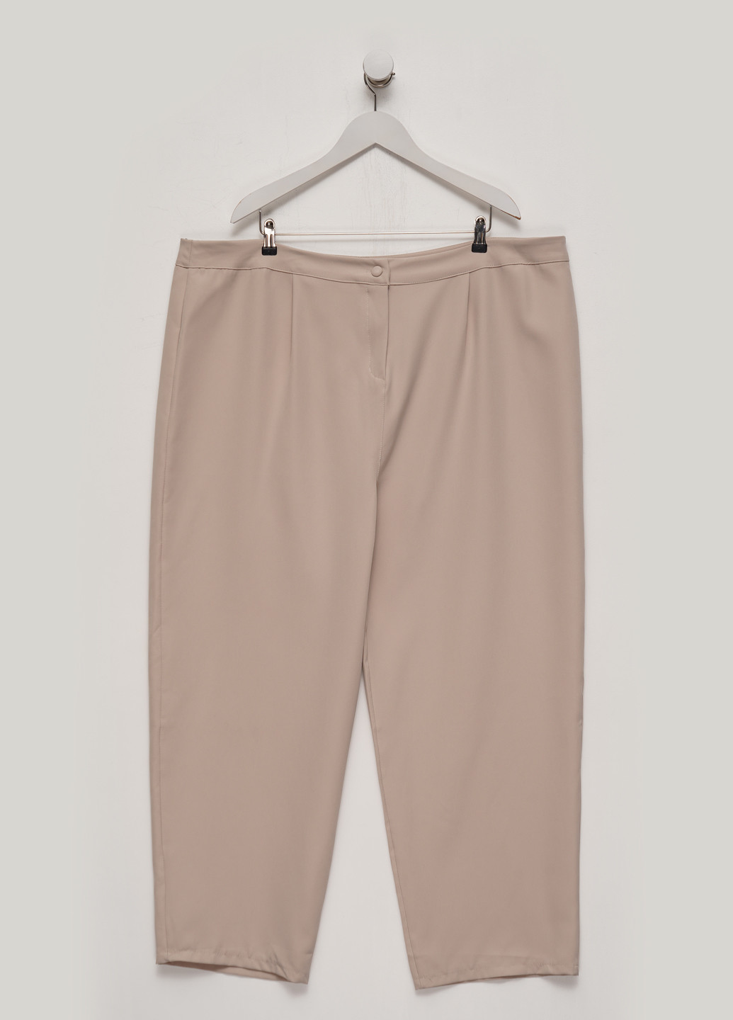 Светло-бежевые кэжуал летние прямые брюки Boohoo