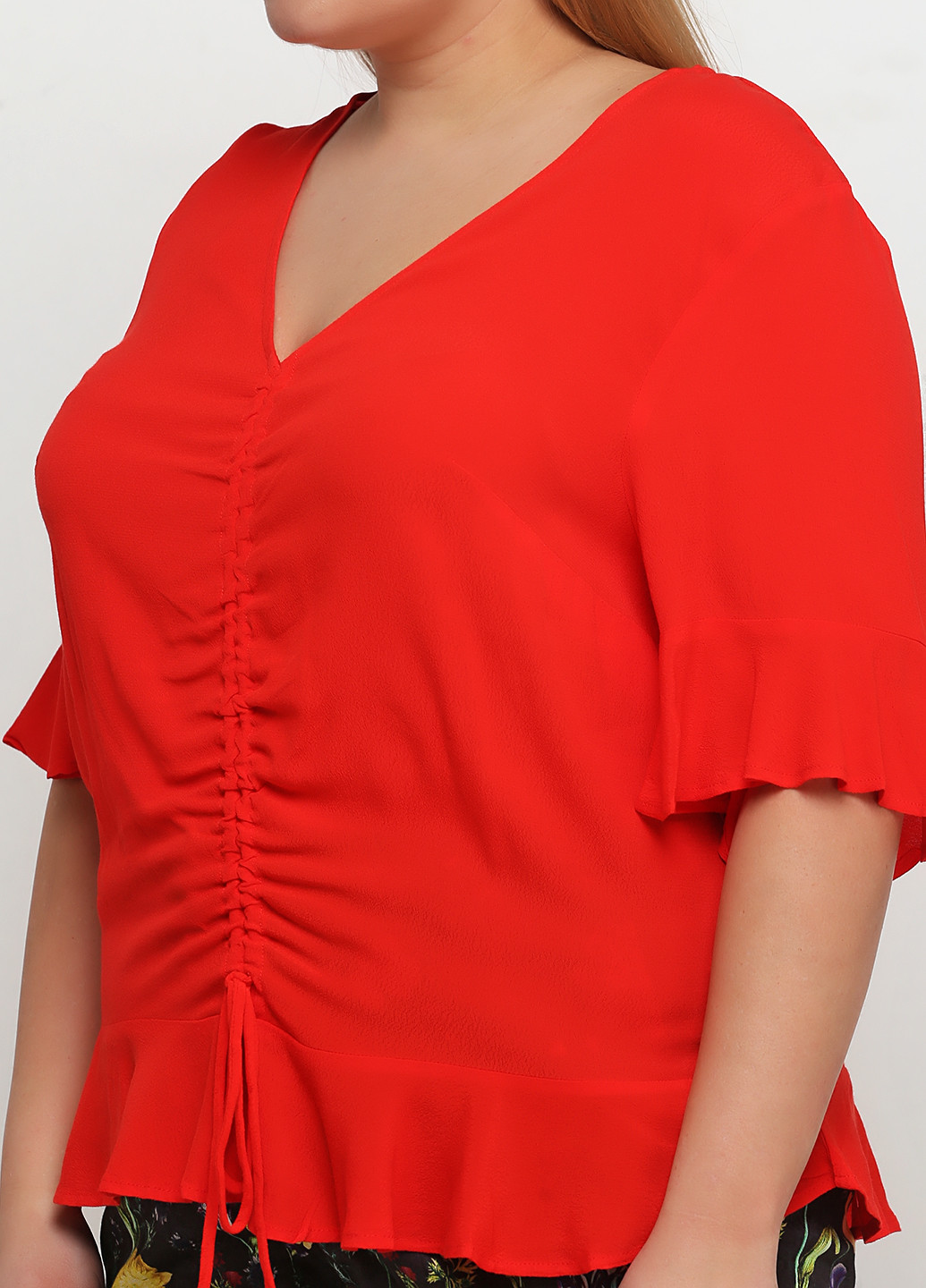 Красная летняя блуза без рукава H&M