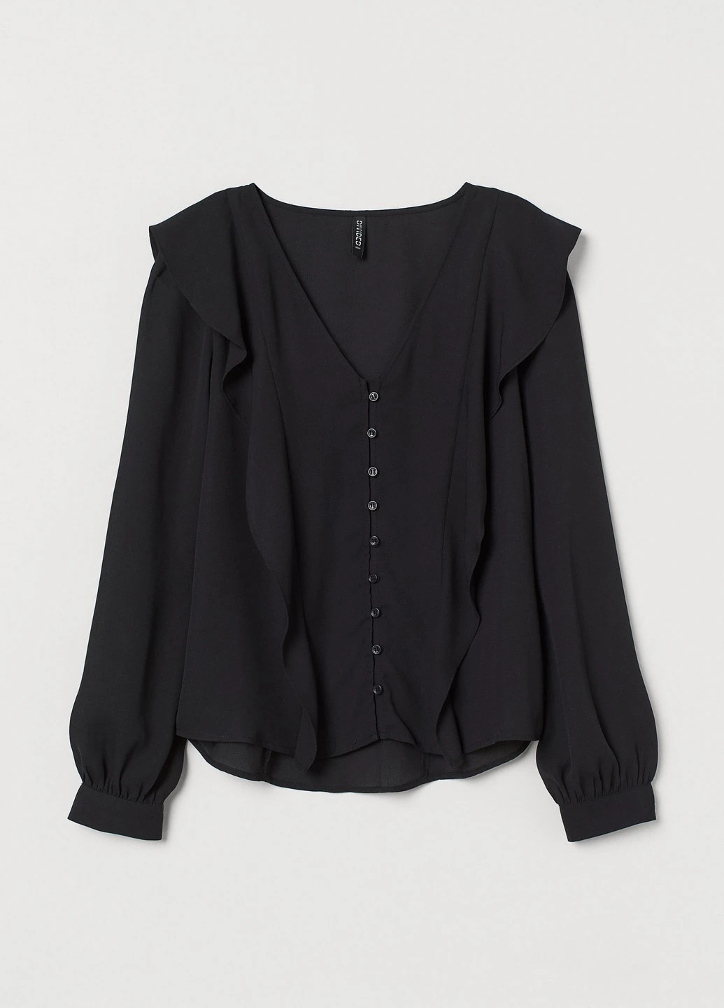 Чёрная блузка H&M
