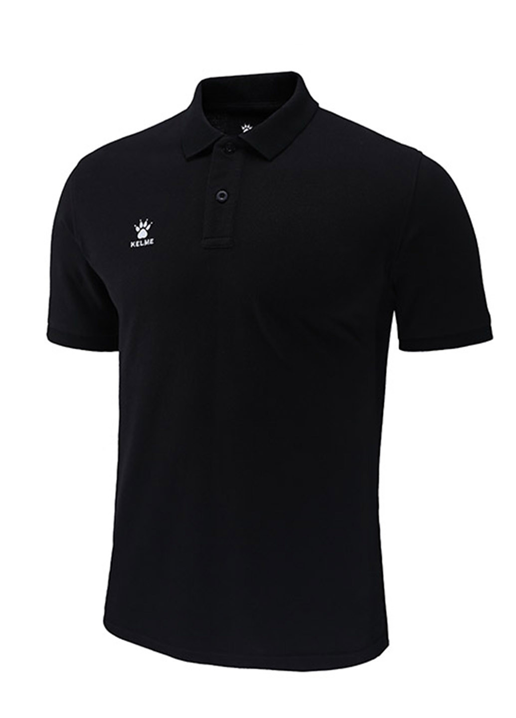 Черная футболка-поло для мужчин Kelme с логотипом