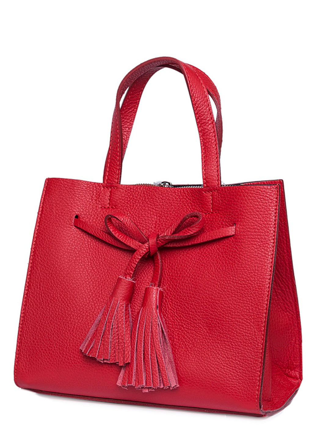Красная кожаная сумка-тоут Conte Frostini (254368064)