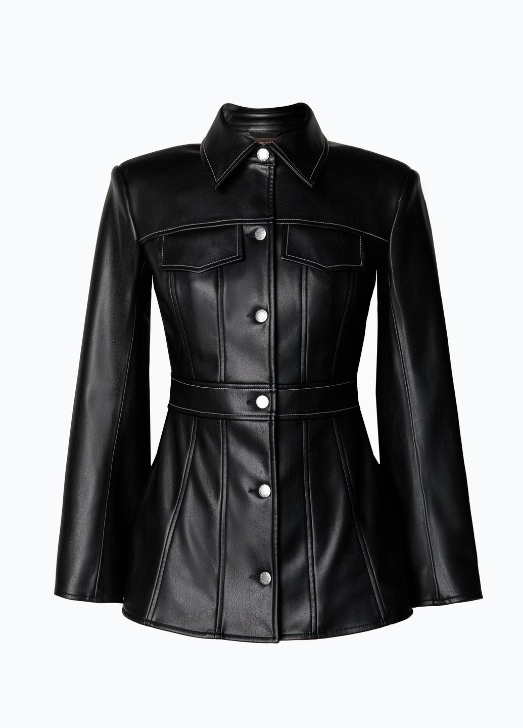 Черный женский жакет Gepur однотонный - демисезонный