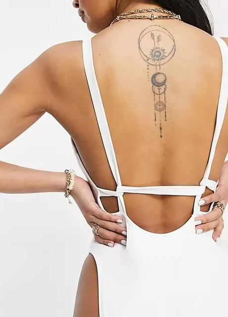 Белый летний купальник Asos