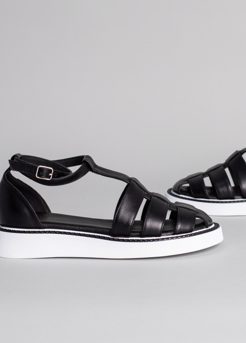 Черные босоножки shoesband Brand без застежки