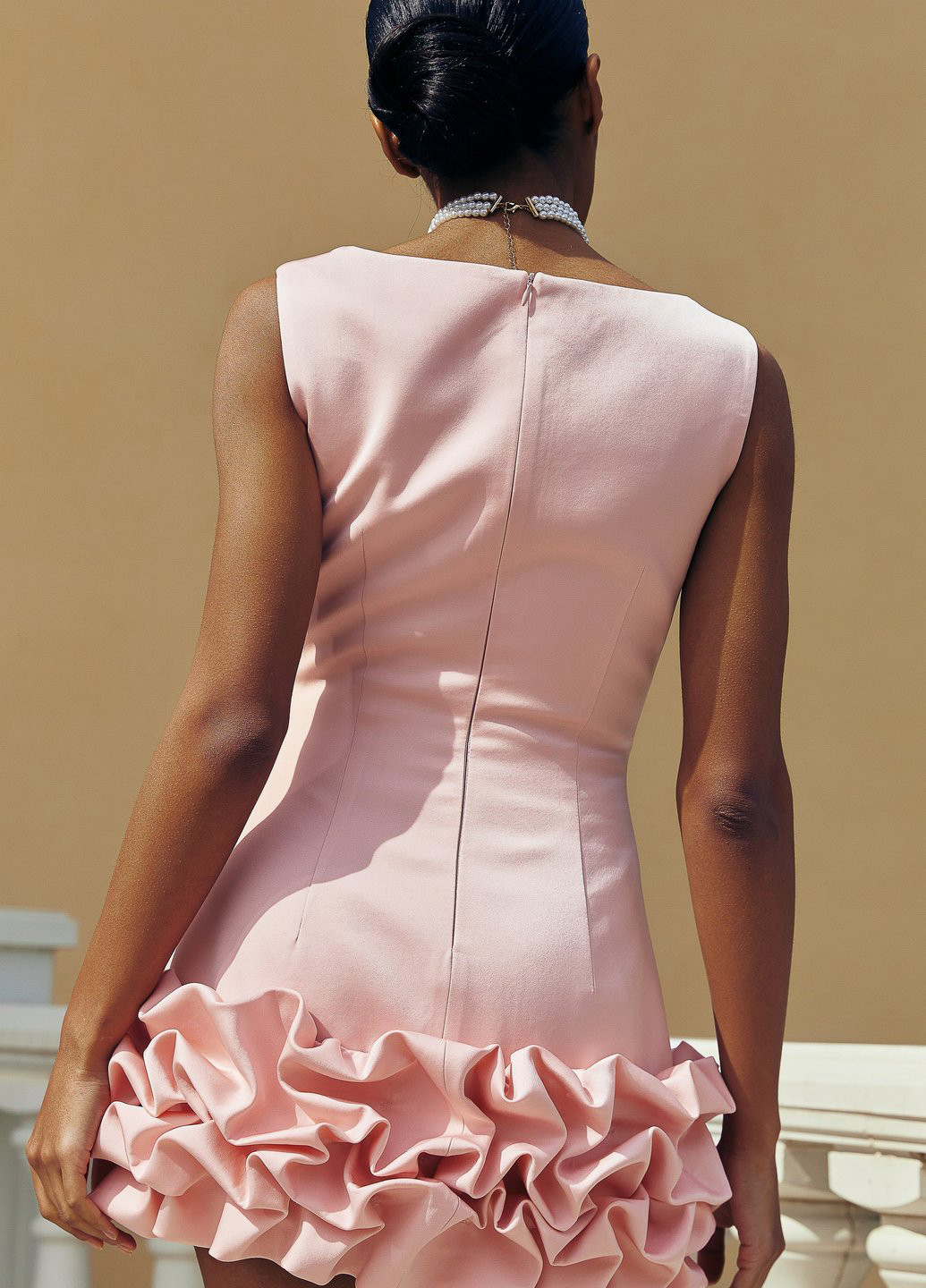 Рожева святковий, коктейльна сукня Gepur однотонна