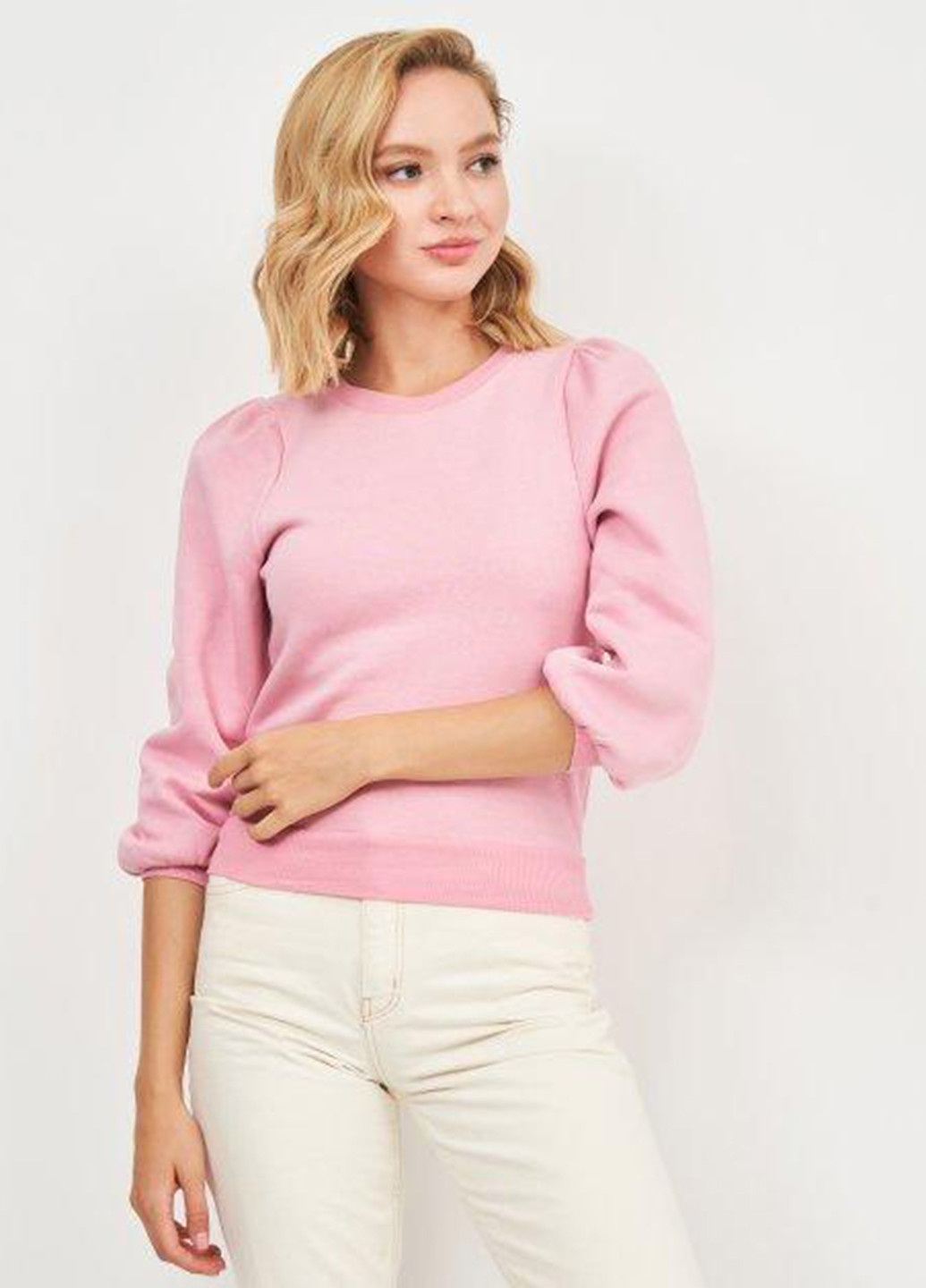 Рожевий світшот фліс,рожевий, MBYM однотонний (251914687)