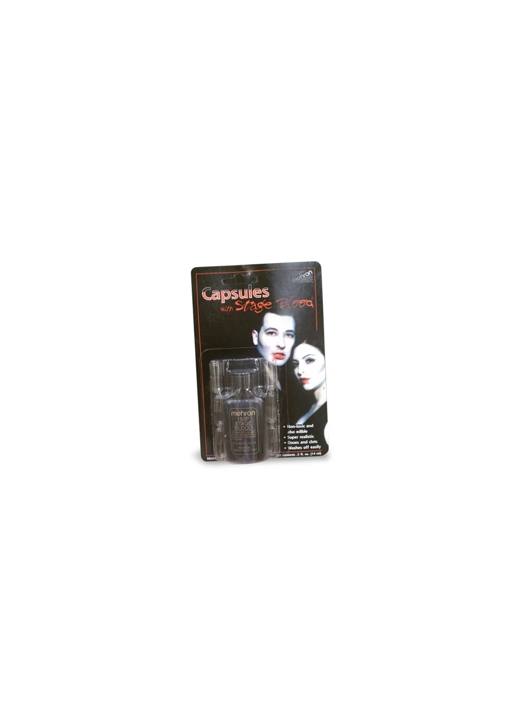 Артеріальна кров з капсулами для рота Stage Blood - Bright Arterial w / 6 Capsules-.5oz. Mehron (205593128)