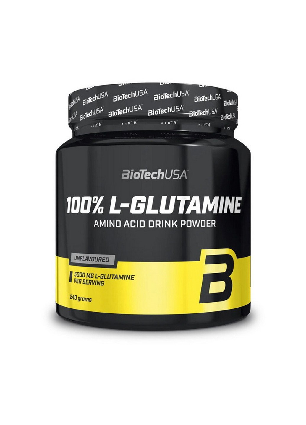 Глютамін BioTech 100% L-Glutamine 240 г біотеч Biotechusa (255362182)