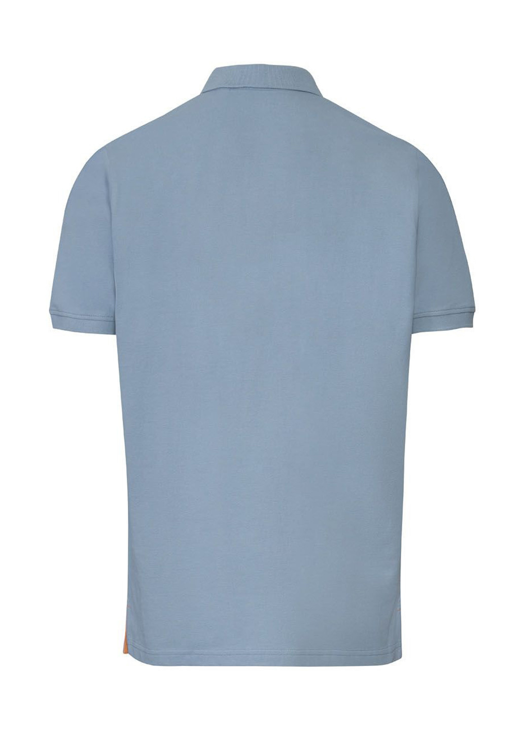 Голубой футболка-поло для мужчин Livergy с надписью