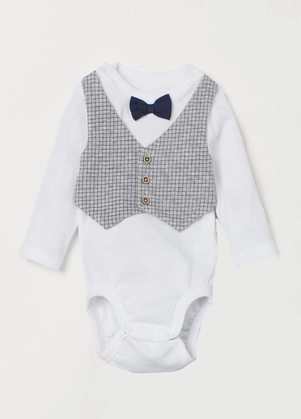 Боді з довгим рукавом H&M (223819780)