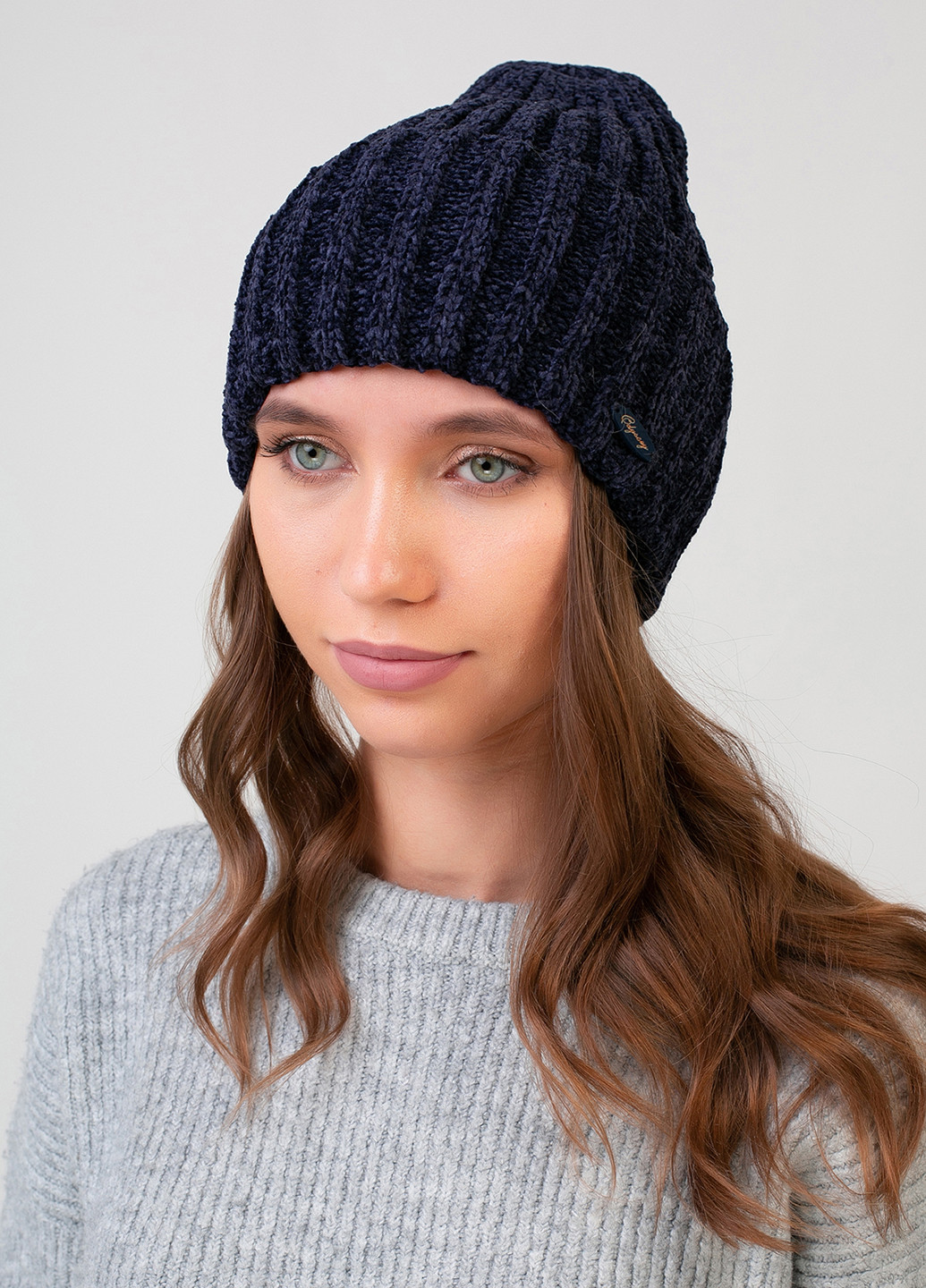 Высококачественная, мягкая, теплая зимняя женская шапка без подкладки 330067 Merlini (242216327)