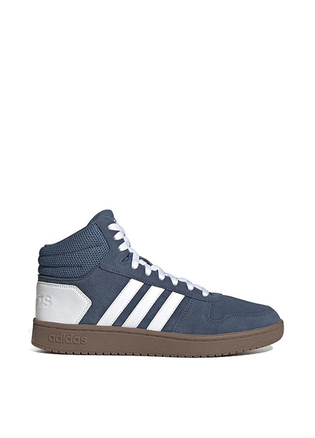 Серо-синие зимние кроссовки adidas