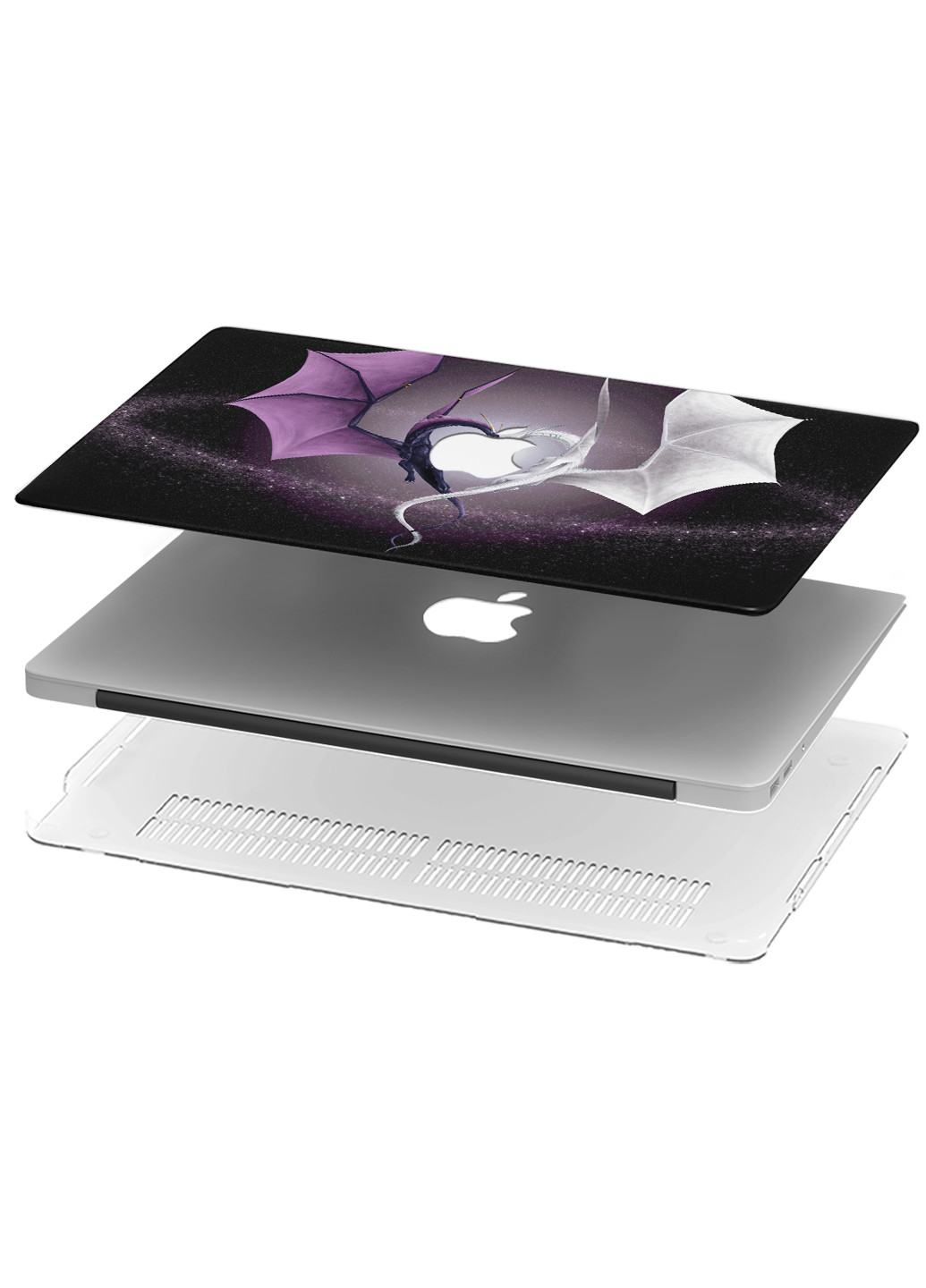 Чохол пластиковий для Apple MacBook 12 A1534 / A1931 Дракони (The dragons) (3365-2099) MobiPrint (218505855)