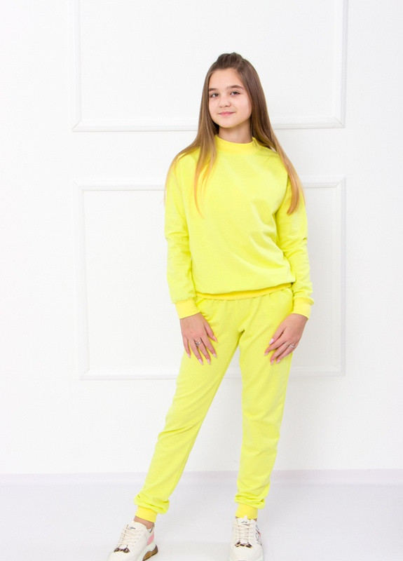 Жовтий демісезонний костюм для дівчинки (підлітковий) Носи своє 6296
