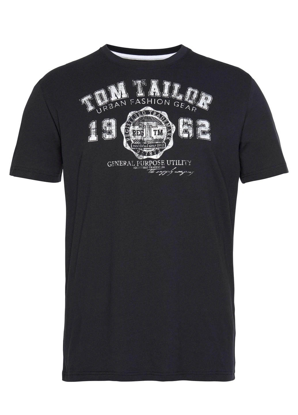 Темно-синя футболка Tom Tailor