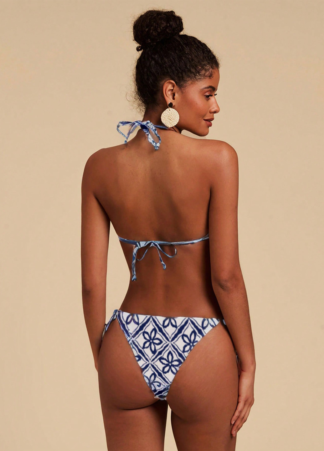 Комбинированный летний купальник (лиф, трусики) раздельный, бикини SHEIN