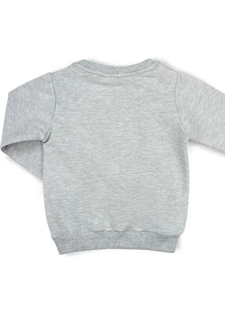 Кофта с котиком (11705-92G-gray) Breeze (202365044)