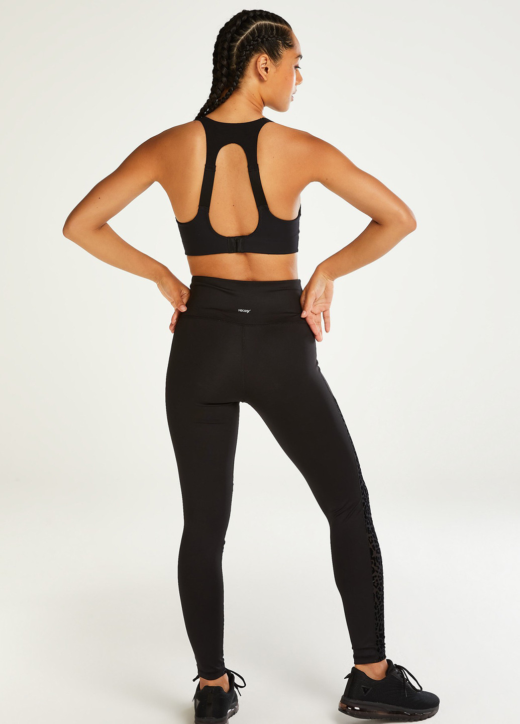 Черные демисезонные леггинсы Hunkemoller