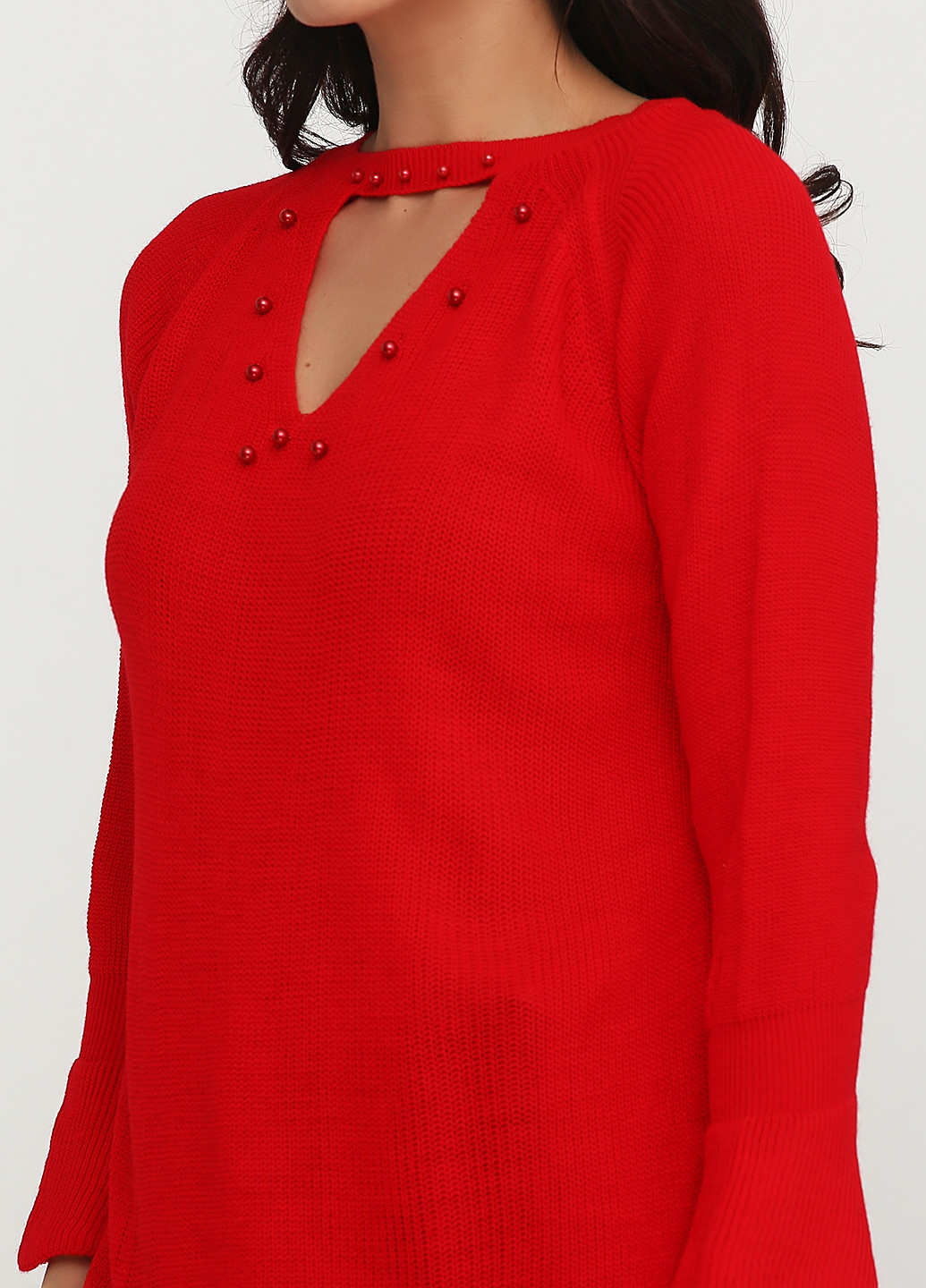 Красный демисезонный пуловер пуловер Babylon