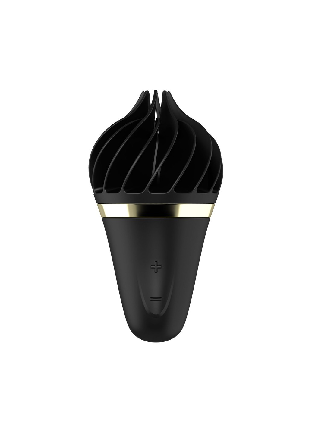 Мороженка спиннатор Lay-On - Sweet Treat Black/Gold, 10 режимов работы, водонепроницаемая Satisfyer (256537787)
