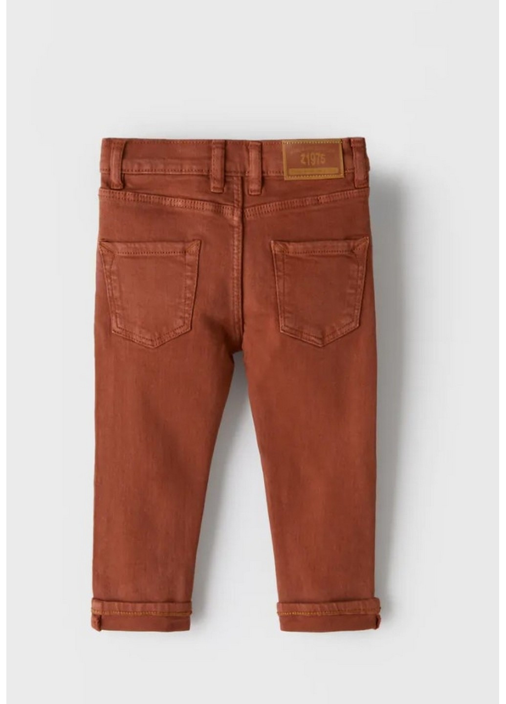 Терракотовые демисезонные джинсы на мальчика Zara