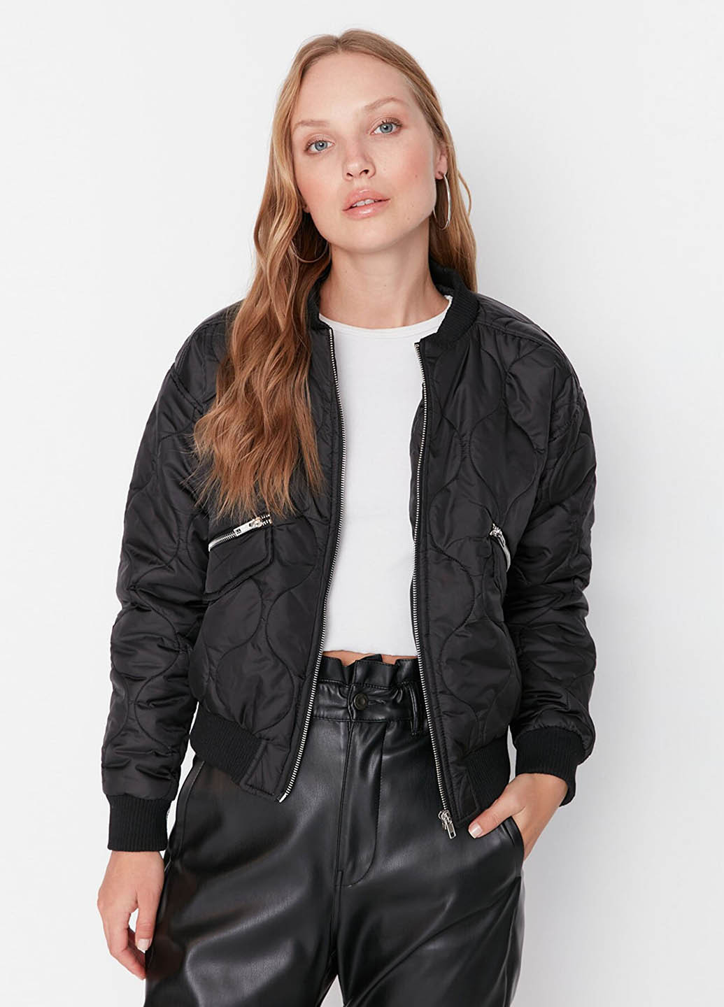 Бомбер Trendyol на молнии (328719963)