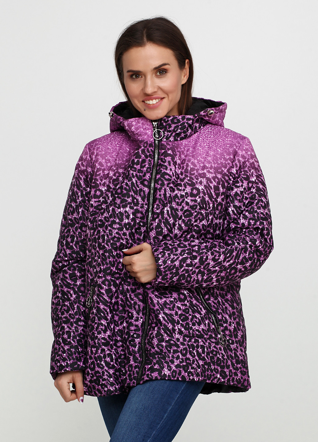 Фиолетовая демисезонная куртка Aranda