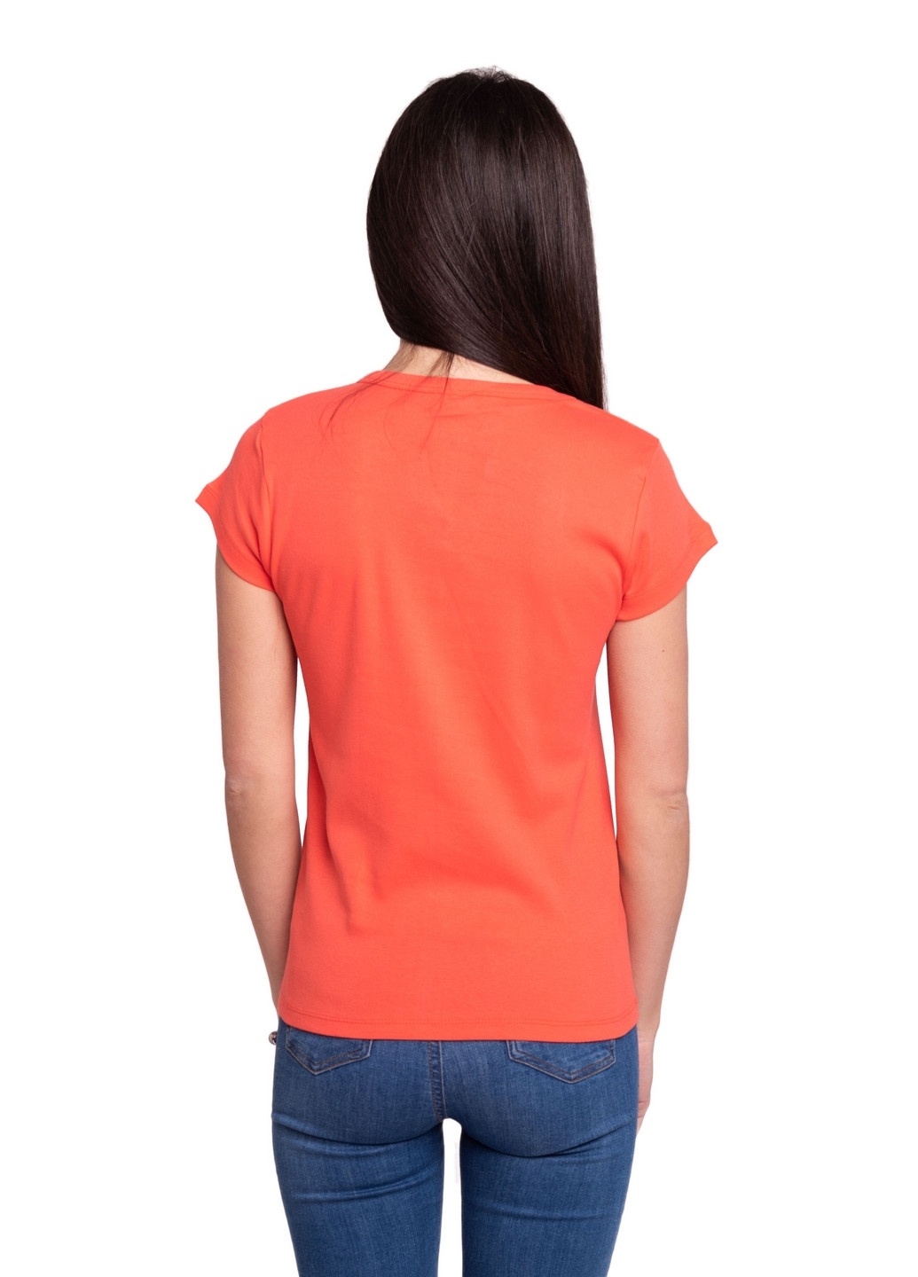 Коралловая всесезон футболка женская Наталюкс 21-2383