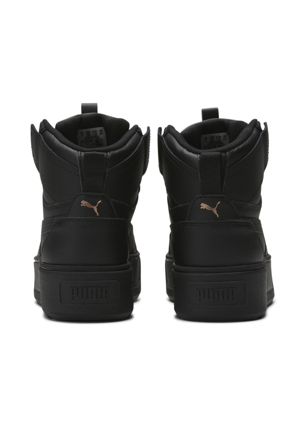 Черные кроссовки karmen rebelle mid sneakers women Puma