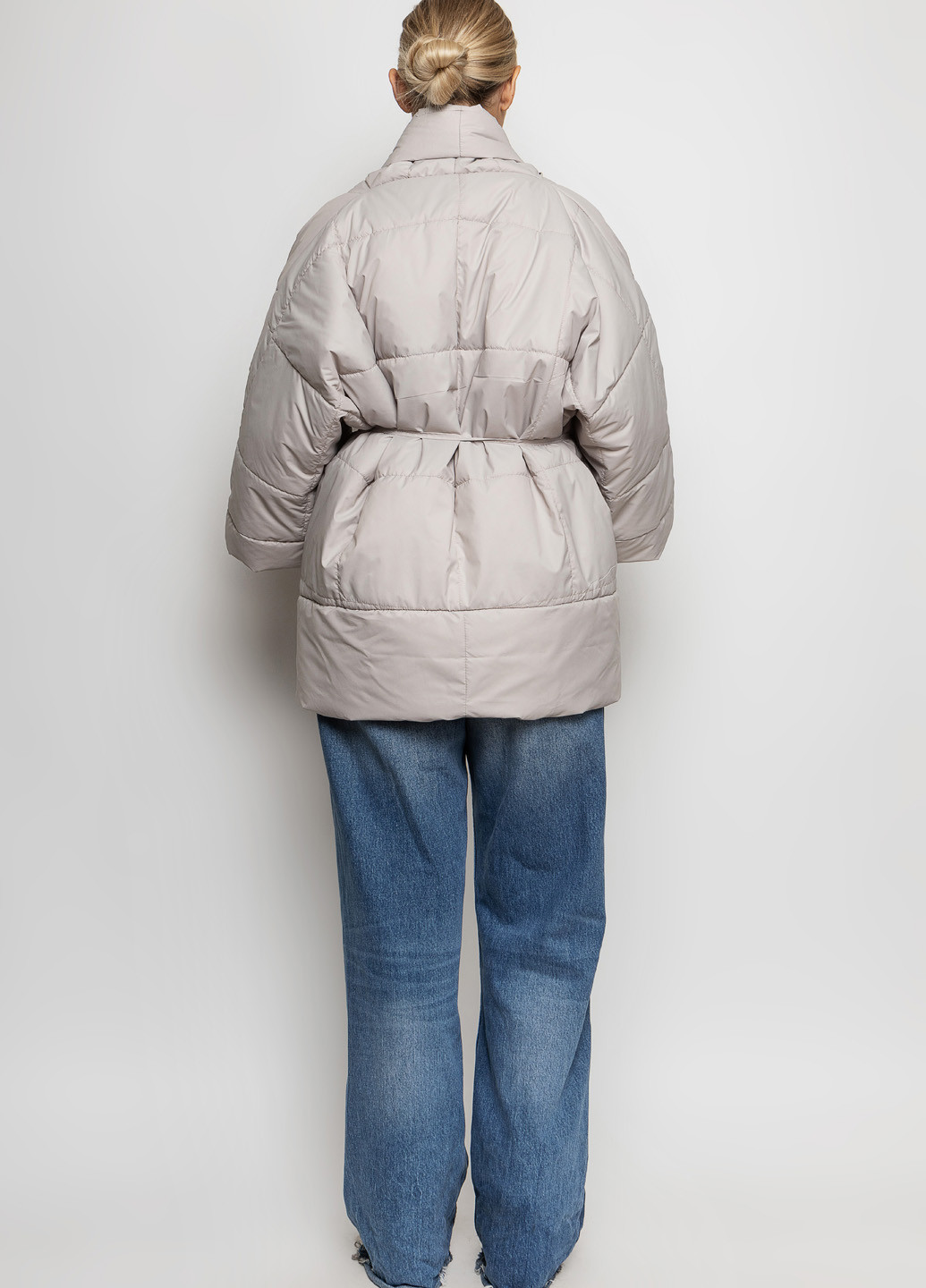 Серая демисезонная куртка CHIUAS