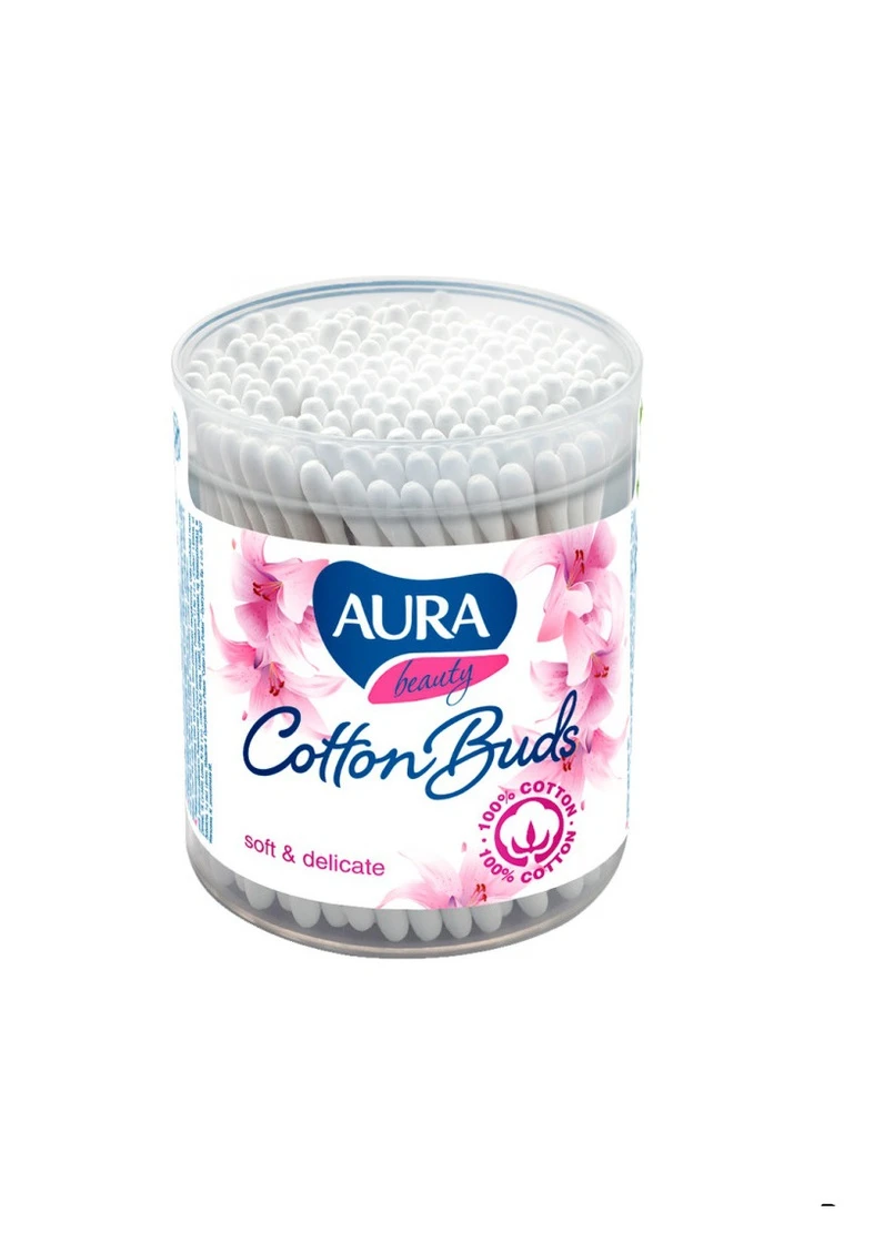 Ватяні палички Aura 200 шт Cotton Club (213235808)