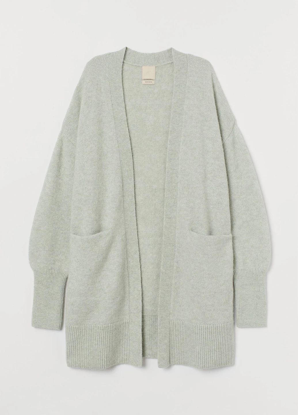 Светло-бирюзовый демисезонный кардиган H&M