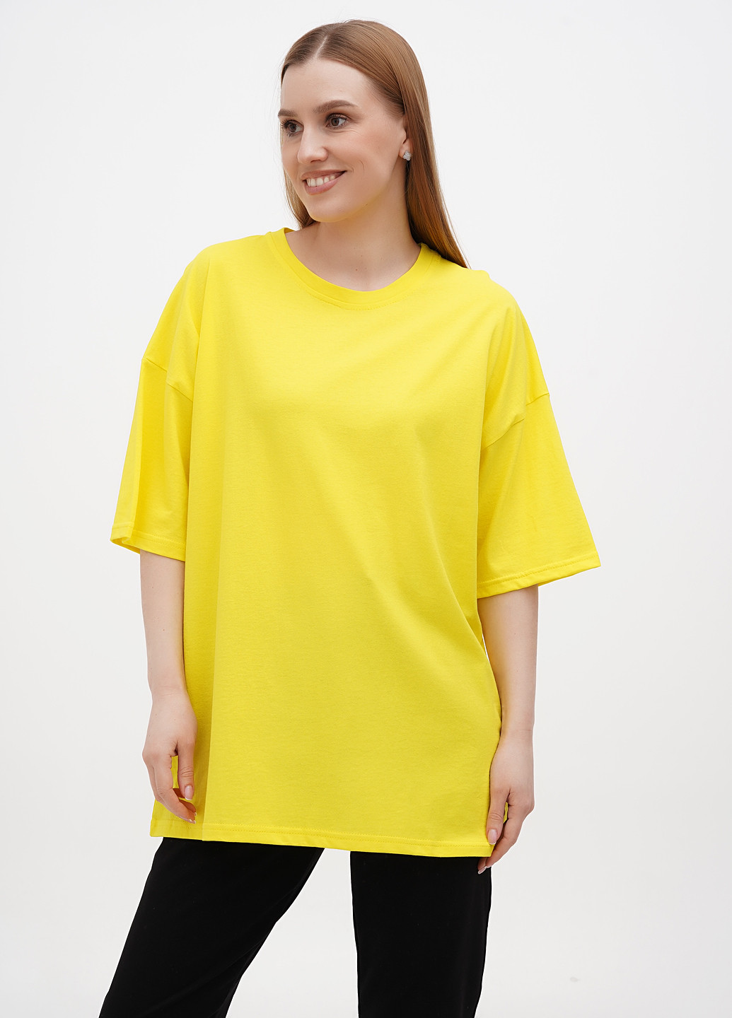 Жовта літня футболка Shik