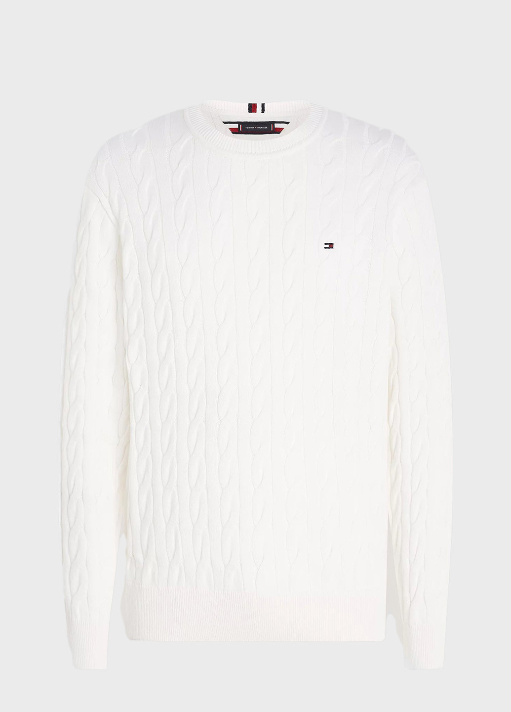 Белый зимний свитер джемпер Tommy Hilfiger