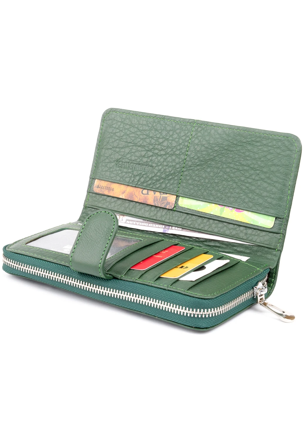Женский кожаный кошелек 19х9,5х2,5 см st leather (252126761)