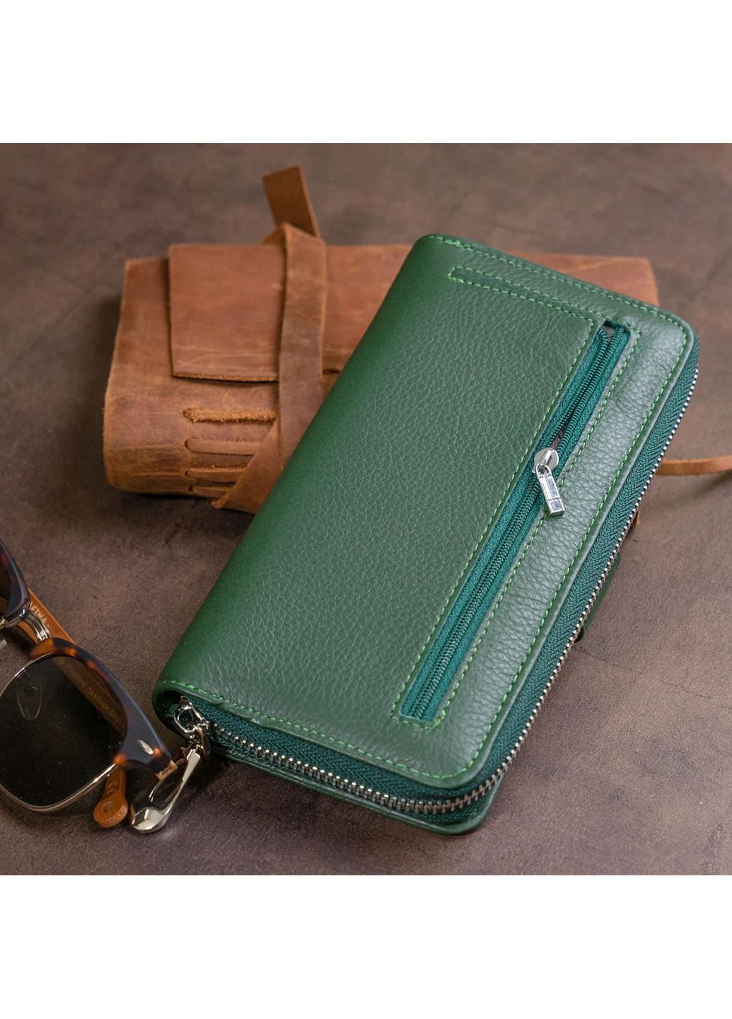 Женский кожаный кошелек 19х9,5х2,5 см st leather (252126761)